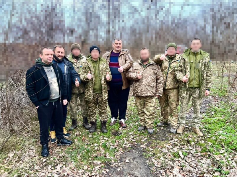 Криворізькі партійці підтримали військових на Мелітопольському напрямку
