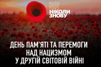 Ніколи знову. Звернення парторганіації "Слуги Народу" до Дня пам'яті та перемоги над нацизмом