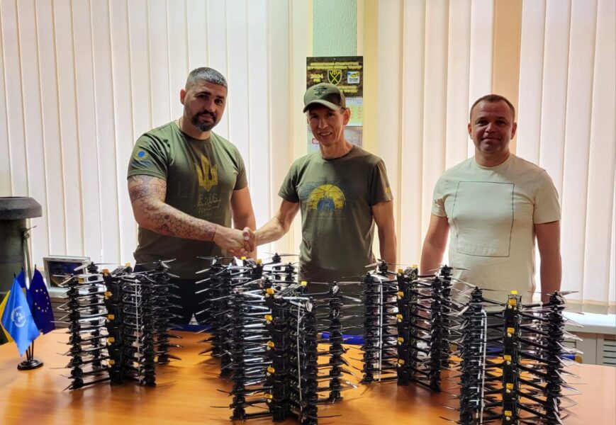 Криворіжжя підтримує воїнів-земляків: 17 танкова бригада отримала FPV-дрони