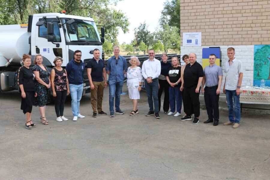 Водна безпека Криворіжжя: міжнародні партнери допомагають вирішити проблеми доступу до питної води